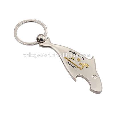 Mexico palm sun beach design Dolphin Keyring Souvenir Bottle Opener Keychain