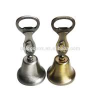 Ushuaia souvenir bell custom zinc alloy anti silver/brass antique brass bell