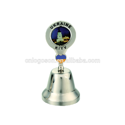 Ukraine souvenir dinner bell matt nickel custom dinner bell hand bell