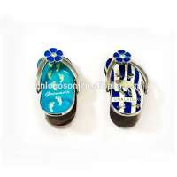 Souvenir Flip-flops Custom Metal Enamel Fridge Freezer Magnet