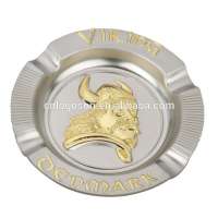 High Quality Gold Denmark Viking Custom Metal  Ashtray