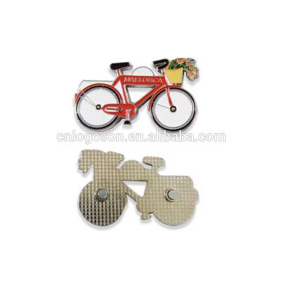 Souvenir Bike Tourist Custom Metal Enamel Fridge  Magnet