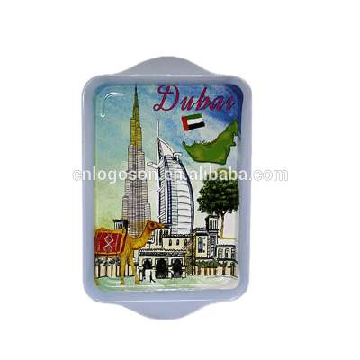 2018 Fashion Color Dubai Souvenir Custom Logo Metal Plate Custom Metal Tray