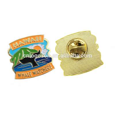 Hawaii Enamel Logo  Custom Gift Park  Metal  Bird Pin Badge Making