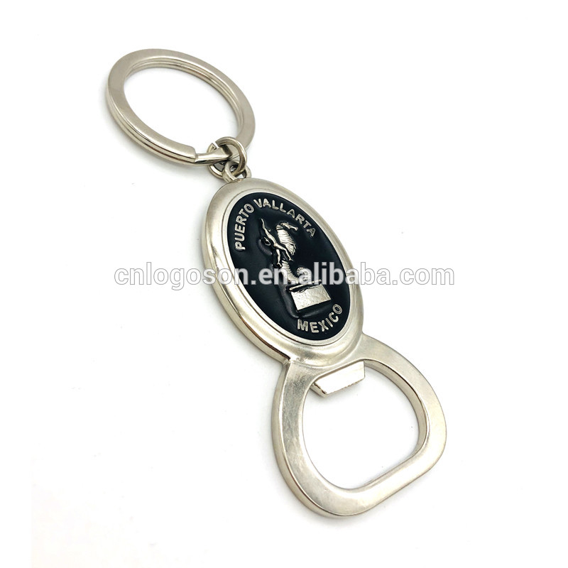 PUERTO VALLARTA Mexico keyring bottle opener custom metal keyrings