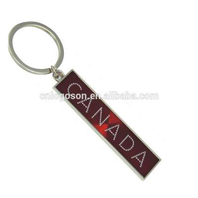 Canada Souvenir CD Plate  Custom Metal Initial Keyring