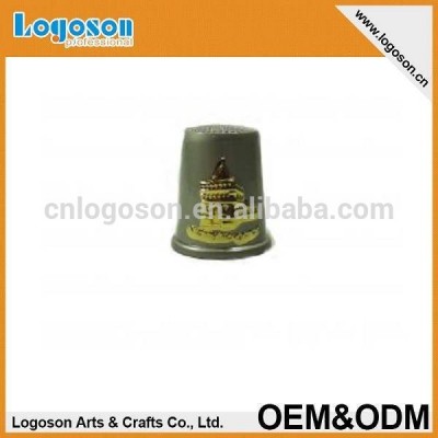 2015 latest item high quality novelty tourism gift custom souvenirs pewter thimble